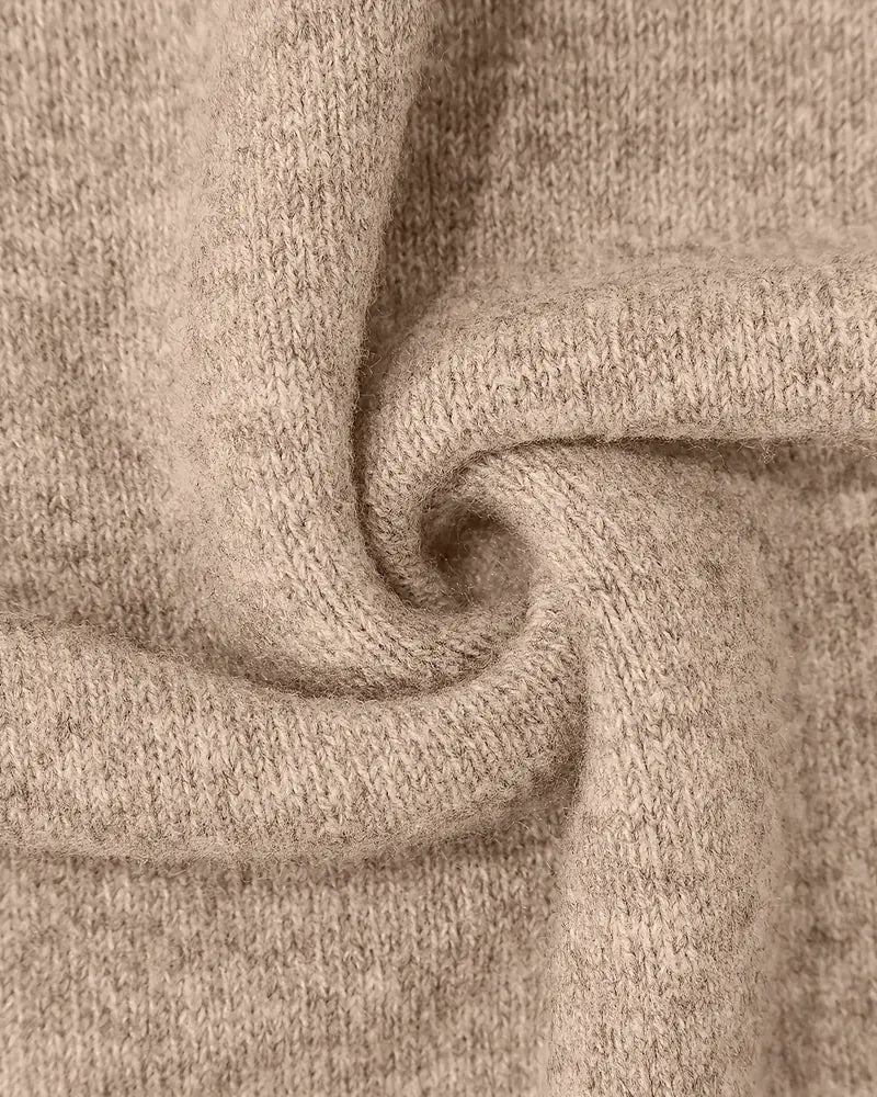 Lune & Léa - Pull Col Montant Imprimé Contrasté